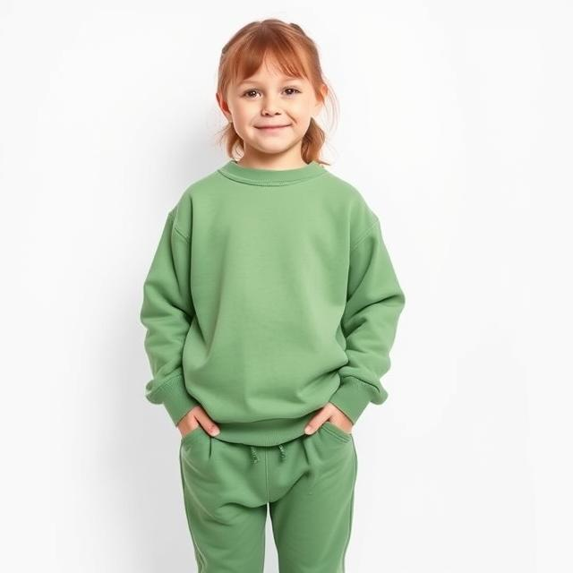 Sweatshirt in Sage Green