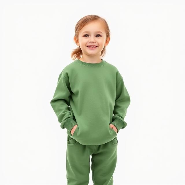 Sweatshirt in Sage Green