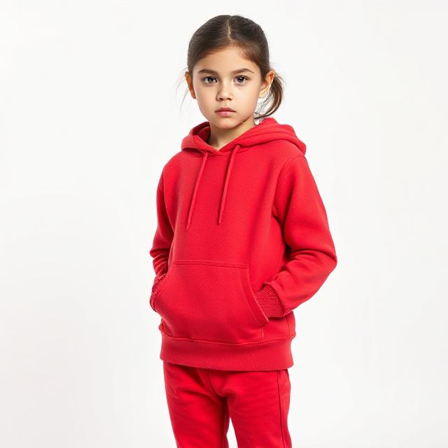 Hoodie in Red