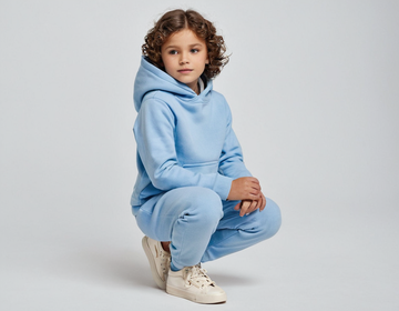 Hoodie in Powder Blue