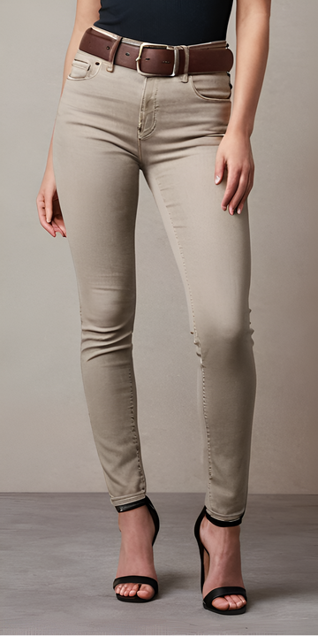 Women's sand grey jeans