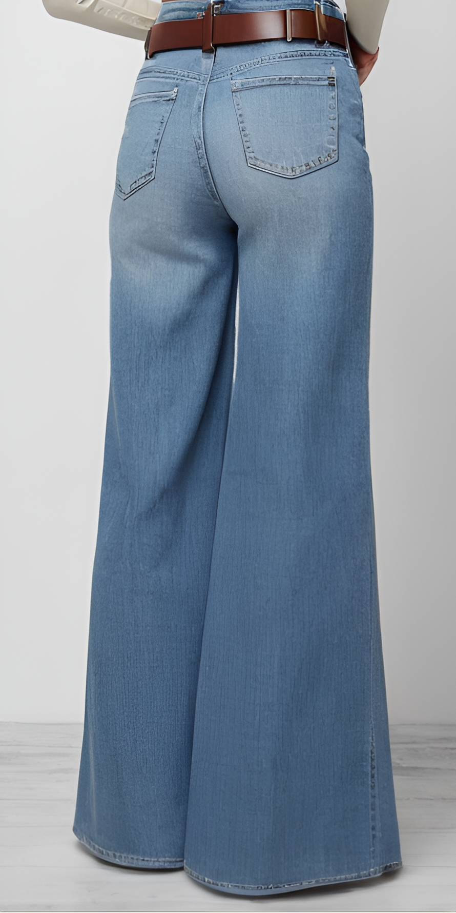 Wide Leg Palazzo Jeans for Women